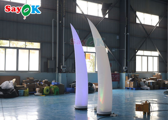 Opblaasbare de Verlichtingsdecoratie 3m van ROHS Crescent Cone
