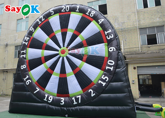 Groot Opblaasbaar van het het Voetbaldartboard van het Voetbaldartboard het Speldoel met Ballen