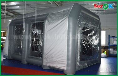 Opblaasbare Garagetent Grey Large Inflatable Tent Drive - in de Verfcabine van de Werkstation Opblaasbare Nevel met Filter