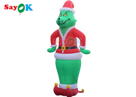 Opblaasbare tuin decoraties OEM Opblaasbare cartoon personages Blazen Up Grinch Oxford Film Model