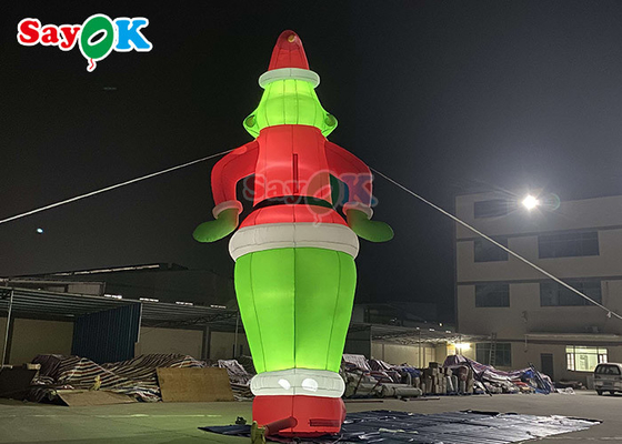 Reuzen opblaasbare honden tekenfiguren opblaasbare Grinch ballon kerstman voor decoratie