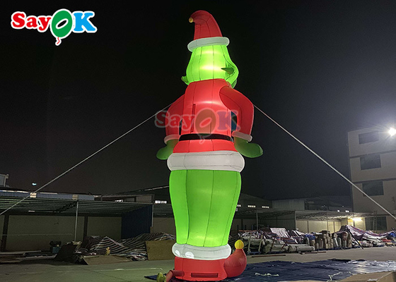 Reuzen opblaasbare honden tekenfiguren opblaasbare Grinch ballon kerstman voor decoratie