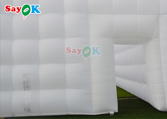 8x12x5m Opblaasbare Luchttent Met Led Licht Opblaasbare Cube Tent Bruiloft Decoratie