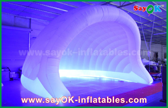 Buiten opblaasbare tent 210D Oxford LED opblaasbare lucht tent koepel opblaasbare iglo tent waterdicht voor feest