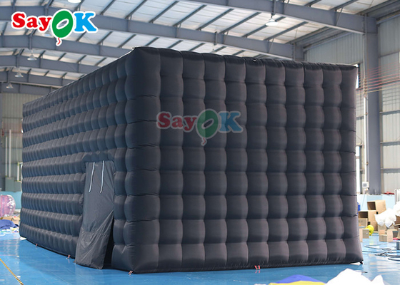Led Light Cube opblaasbare marquee tent met afstandsbediening opblaasbare huis tent