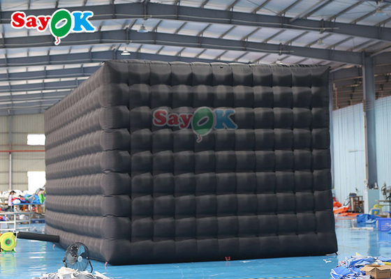 Led Light Cube opblaasbare marquee tent met afstandsbediening opblaasbare huis tent