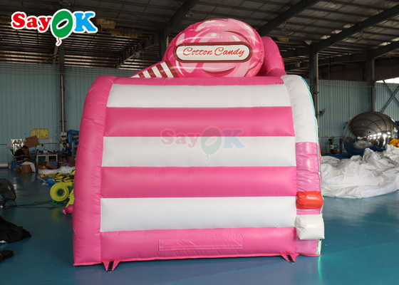Ga buiten Lucht tent opblaasbare Lucht tent Food Truck Cotton Candy Theme Kiosk