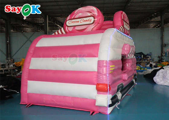 Ga buiten Lucht tent opblaasbare Lucht tent Food Truck Cotton Candy Theme Kiosk