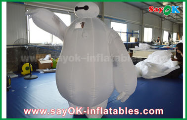 Advertentie opblaasbare opblaasbare Baymax Mascotte kostuum / opblaasbare robot Baymax voor kinderen pretpark