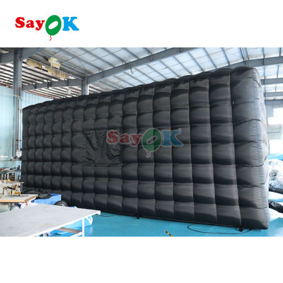 Draagbare LED-disco verlichting Mobiele nachtclub tent opblaasbaar kubus feest tent opblaasbaar nachtclub te huur