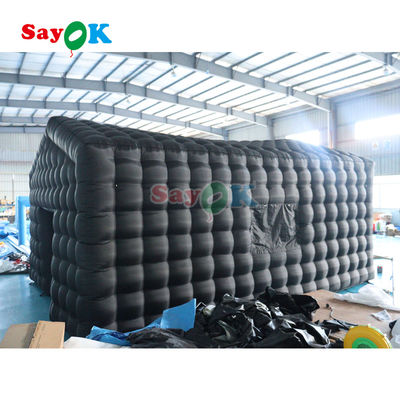 Draagbare LED-disco verlichting Mobiele nachtclub tent opblaasbaar kubus feest tent opblaasbaar nachtclub te huur