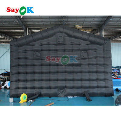 Draagbare LED-disco verlichting Mobiele nachtclub tent opblaasbaar kubus feest tent opblaasbaar nachtclub te huur