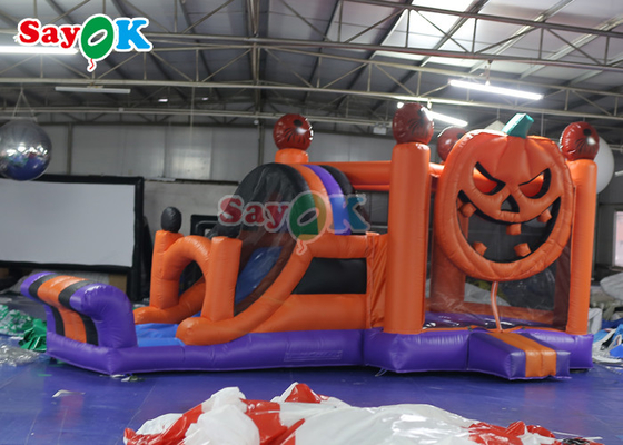 Reuzenopblaasbaar feest Bouncy Castle Slide Combo Halloween Bouncy House