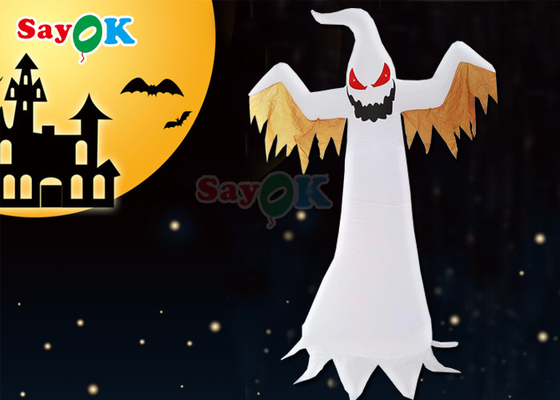 Aangepaste Openluchthalloween-LEIDEN van Halloween van de Decoratiepartij Licht Opblaasbaar Spook