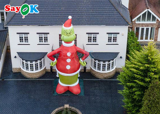 Advertenties opblaasbare Grinch 9m 30ft Big Santa Kerst Decoraties Cartoon