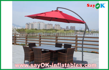 Duik Paraplu van het de Zon Openluchtstrand van de Strandtent de UV Bestand Vouwende, Chinese Tuinparasol op