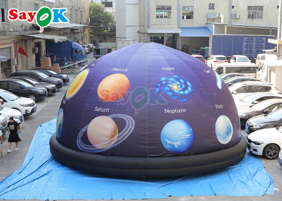 Draagbare opblaasbare Planetariumtent 360 mobiele projectie Planetarium Dome Event Tent