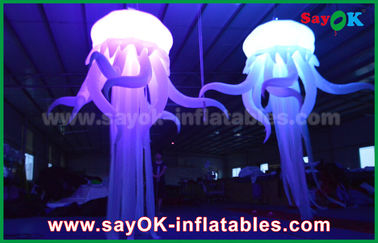 Kleurrijke Nylon Opblaasbare Verlichtingsdecoratie in Octopusvorm met Geleid Licht