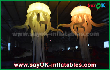 Kleurrijke Nylon Opblaasbare Verlichtingsdecoratie in Octopusvorm met Geleid Licht
