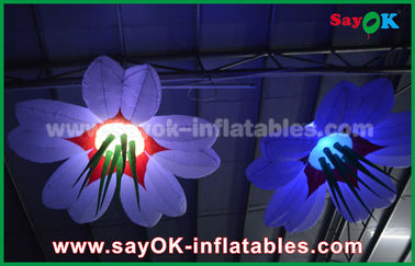 Kleurrijke Hangende Verlichtings Opblaasbare Bloemen voor Festivaldecoratie