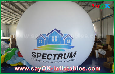 Reuze 2m DIA Witte Opblaasbare het Heliumballon van pvc voor Openlucht Reclame
