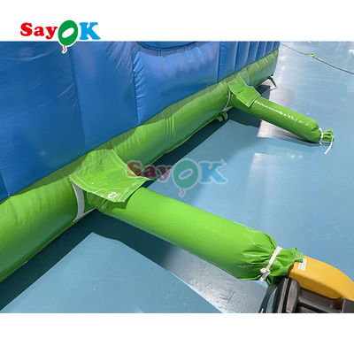 Opblaasbaar kastel spel voor kinderen opblaasbaar huisfeest springen en glijden combo met selectie windmolen