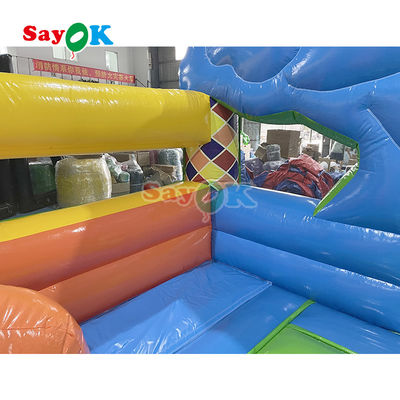 6X6X4.3MH Bounce Castle Slide Combo Mooie verschijning Gemakkelijkheid van installatie