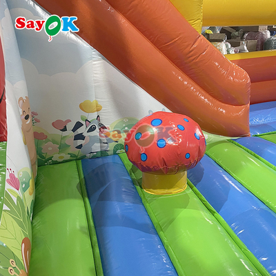 Commerciële Dry Bouncer Slide Combo Opblaasbare Bouncy Moonwalk Springende Kasteel Bounce House Voor Kinderen Volwassenen
