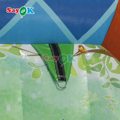 Aanpasbare opblaasbare springkasteel glijbaan voor pretpark