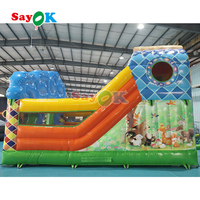 Commerciële Dry Bouncer Slide Combo Opblaasbare Bouncy Moonwalk Springende Kasteel Bounce House Voor Kinderen Volwassenen