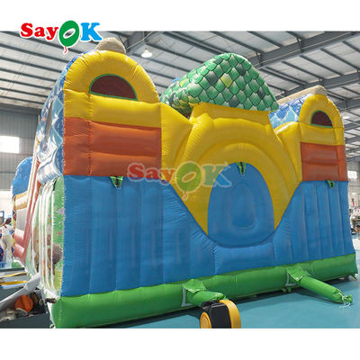 6X6X4.3MH Bounce Castle Slide Combo Mooie verschijning Gemakkelijkheid van installatie