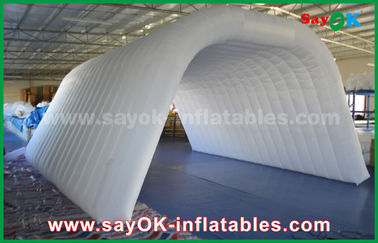 Naar maat gemaakte Volwassen Witte Opblaasbare de Tunneltent van de lucht toont de Opblaasbare Tent voor Gebeurtenis/de Handel