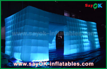 LEIDENE van de lucht Opblaasbare Tent Lichte Opblaasbare Kubustent/de volledig-Digitale Tent van de Druk Openluchtpartij