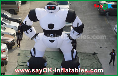 Opblaasbare robot met bewegende karakters waterdicht Oxford doek voor kinderen