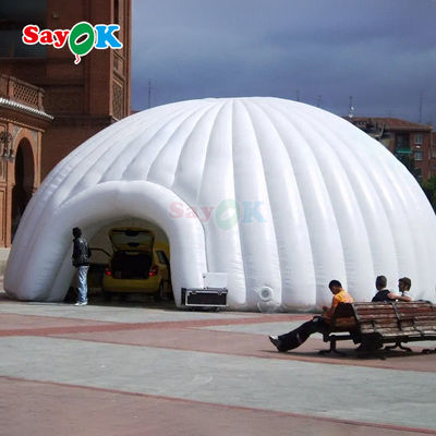 8m 26ft Duurzaam Oxford Stof Grote opblaasbare Igloo Dome Tent met Air Blower