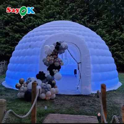 8m 26ft Duurzaam Oxford Stof Grote opblaasbare Igloo Dome Tent met Air Blower