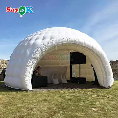 OEM / ODM Duurzaam Oxford Stof Outdoor Grote opblaasbare tent Igloo voor Party Event Club Promotie