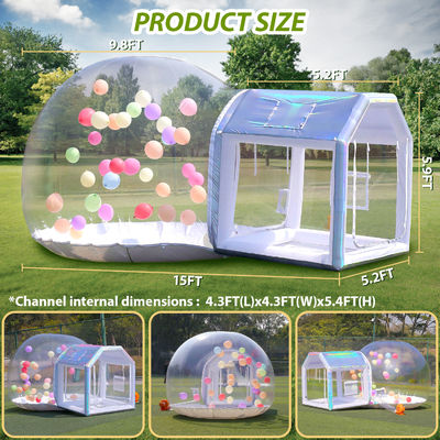 Sayok Golden Bubble Houses Draagbare Transparante Opblaasbare Bubble House Tent voor feesthuwelijk
