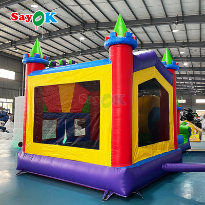 Sayok opblaasbare bouncer house kasteel pvc opblaasbare bounce slide commerciële opblaasbare bouncing combo slide voor evenement