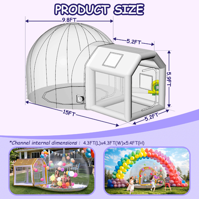 Uniek Bubble House opblaasbaar feest Bubble Ballon House Tent Voor Kinderen