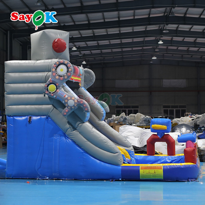Buiten Grote speeltuin Kinderen Bouncy Castle Cartoon thema Springen Bouncer Kinderen Opblaasbare Bouncer Castle Opblaasbare met Blower