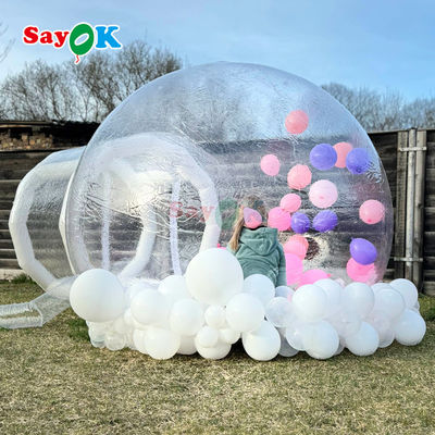 Doorzichtige bubbel ballon huis pvc opblaasbaar feest bubbel tent