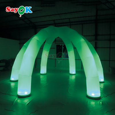 Draagbare tentoonstellingsmarquee opblaasbaar tent Custom Dome Spider Tent Reclame opblaasbare spin tent voor outdoor evenement