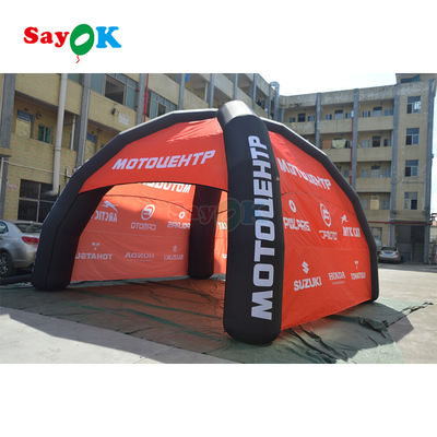 Canvas opblaasbaar Gazebo Tent Reus PVC Spider opblaasbaar Marquee House Spider Tent met aangepast logo