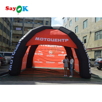 Canvas opblaasbaar Gazebo Tent Reus PVC Spider opblaasbaar Marquee House Spider Tent met aangepast logo