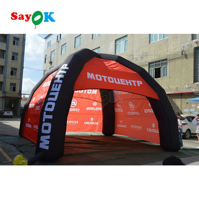 Canvas opblaasbaar Gazebo Tent Reus PVC Spider opblaasbaar Marquee House Spider Tent met aangepast logo