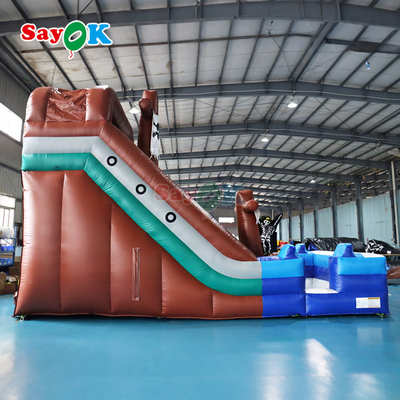 Sayok Hot Sales Nieuwe ontwerpen opblaasbare Pirate Slide Opblaasbare Bouncy House Opblaasbare Bouncer Droog glijbaan voor kinderen