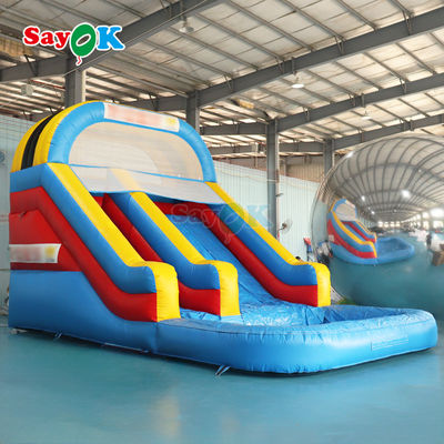 Veiligheid Bouncy Castle met glijbaan Aanpassen opblaasbare Bounce House Water glijbaan opblaasbare kinderen buiten