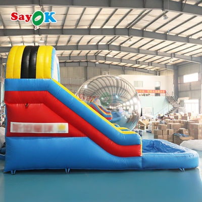 Veiligheid Bouncy Castle met glijbaan Aanpassen opblaasbare Bounce House Water glijbaan opblaasbare kinderen buiten