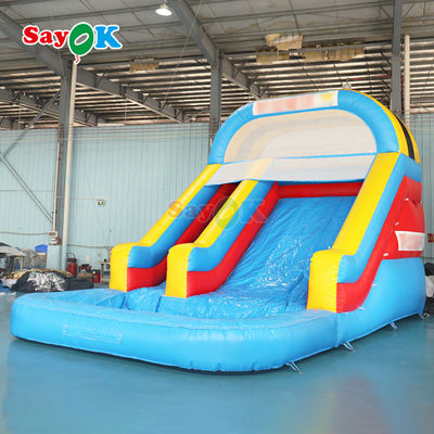 Veiligheid Bouncy Castle met glijbaan Aanpassen opblaasbare Bounce House Water glijbaan opblaasbare kinderen buiten